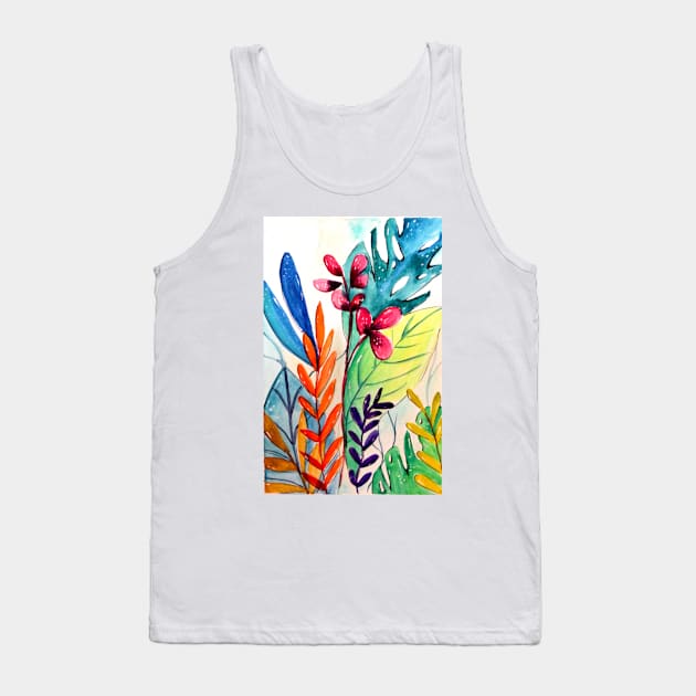 Flowers Tank Top by DaniMej